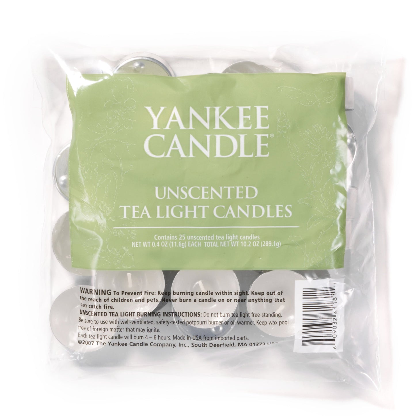 Unscented Tea Light Candles - Package of 25 Daily 3-0575